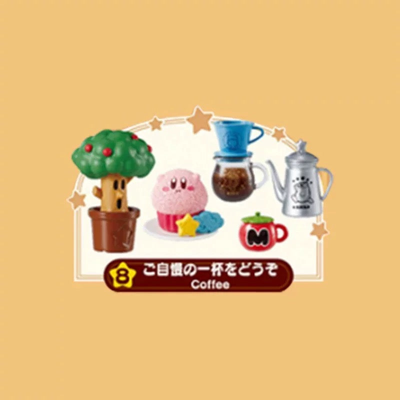 Re-ment Kirby of the Stars Pu-Pu-Pu Cafe Time Collection Blind Box (Box of 8)