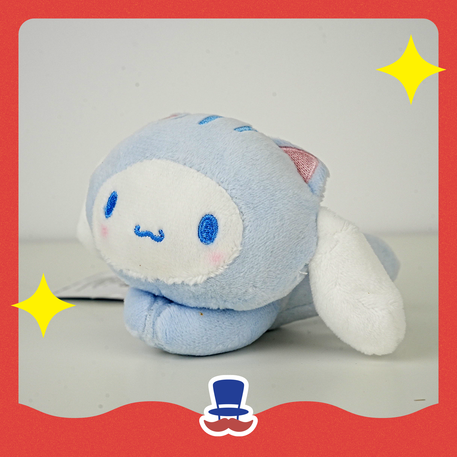 Cinnamoroll Small Laying Plush (Blue)