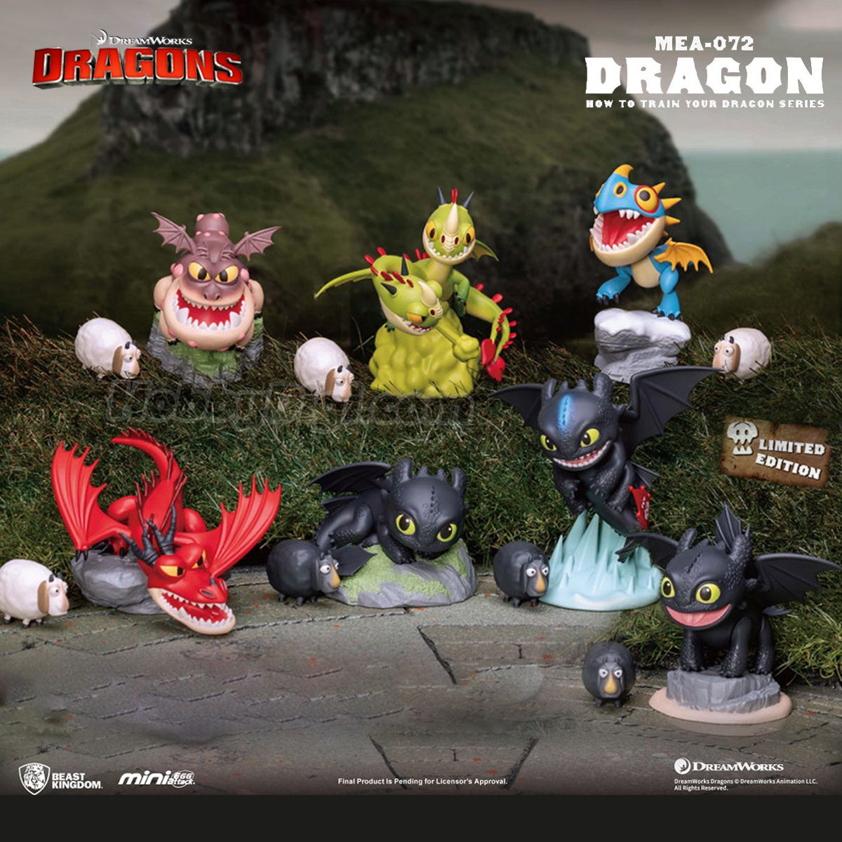 How To Train Your Dragon Series Blind Box (Box of 6)