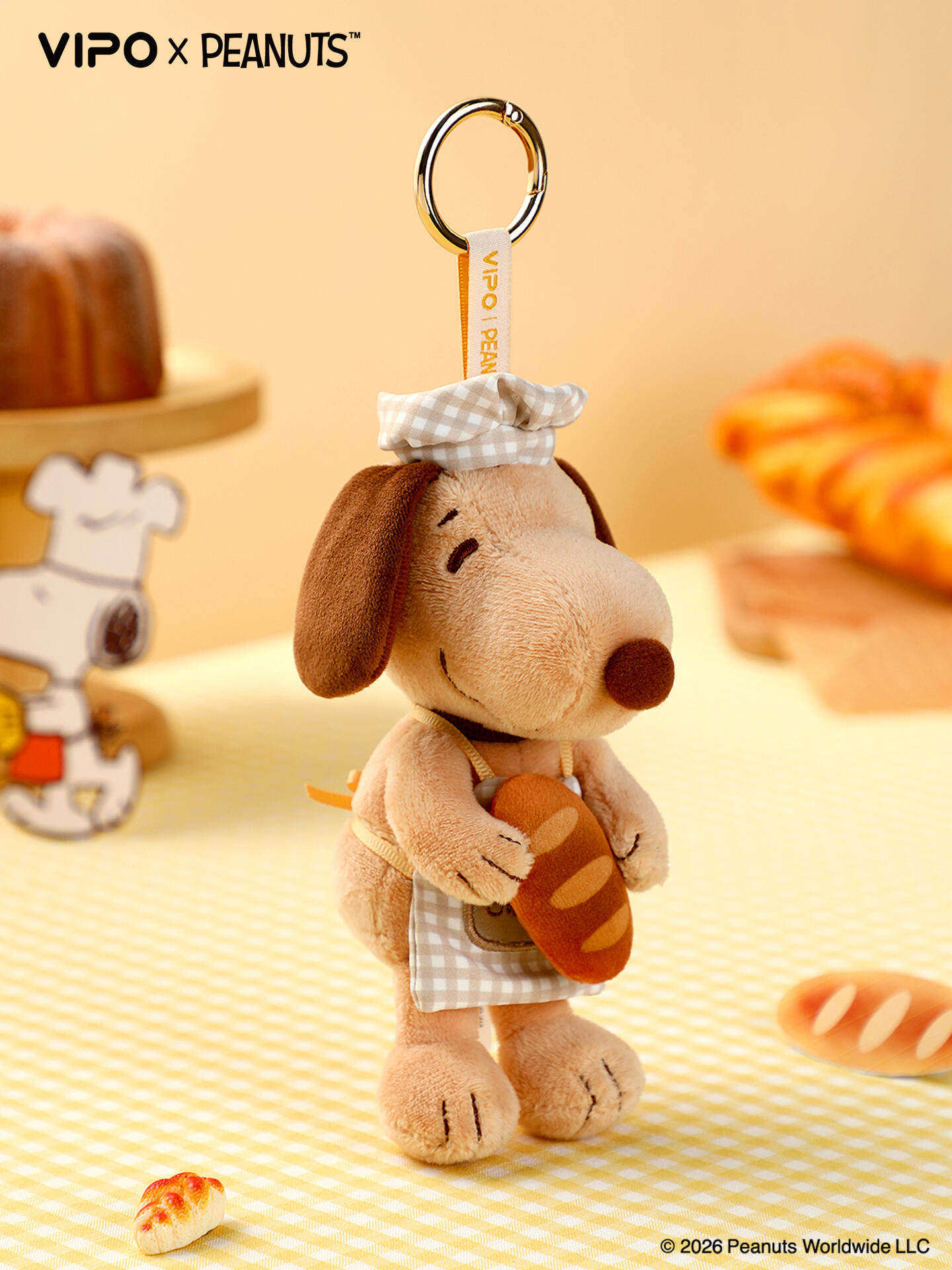 VIPO x Peanuts Bakery Plush Keychain Blind Box (Box of 6)