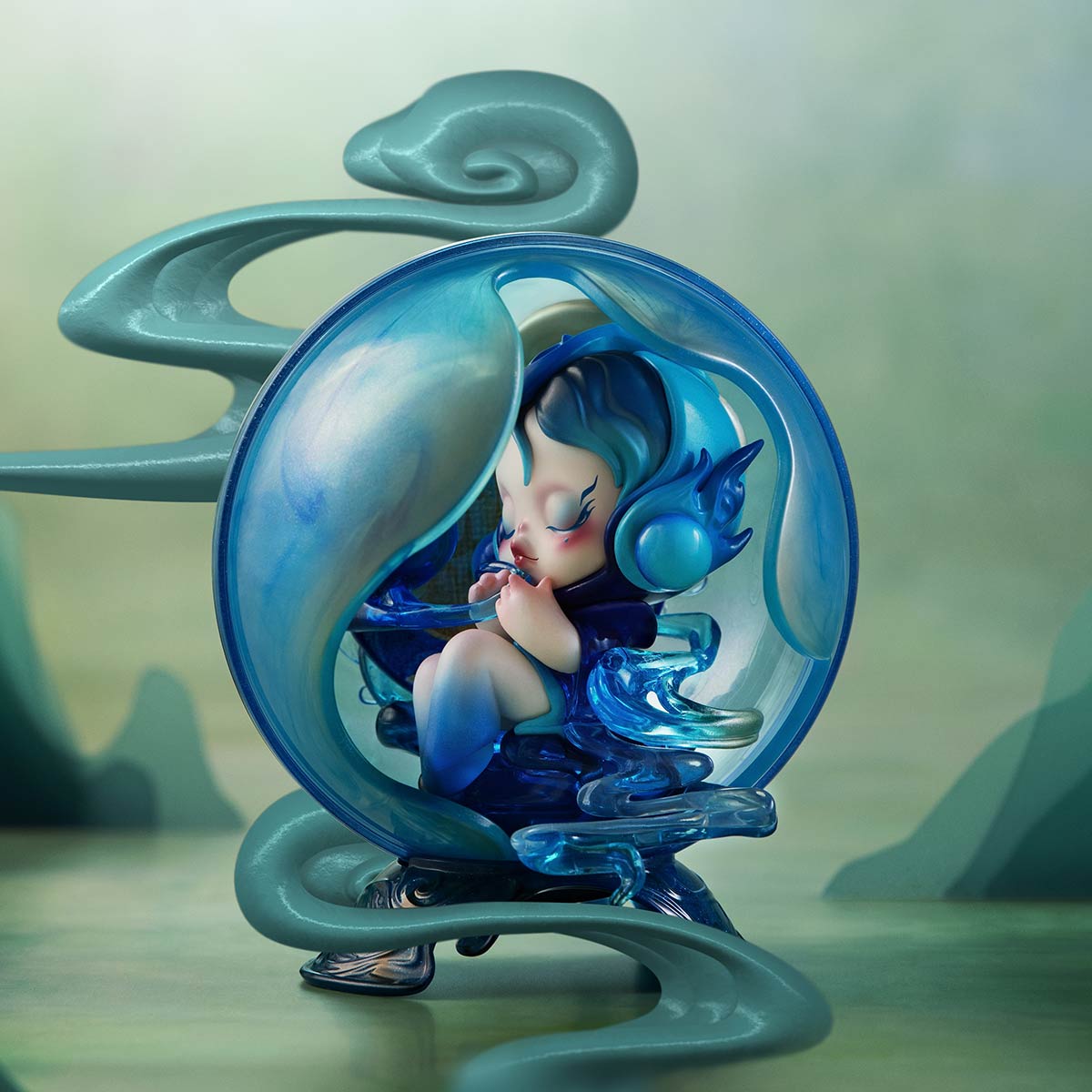 Popmart Skullpanda The Mirage Series Figures Blind Box (Box of 9)