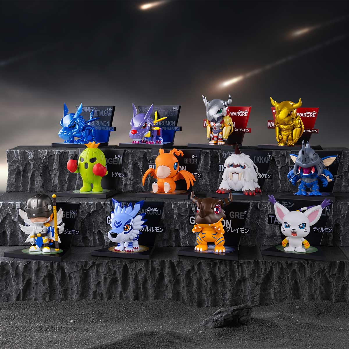Popmart Digimon Adventure Fridge Magnet Series Figures Blind Box (Box of 10)