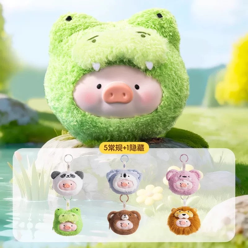 Lulu the Piggy Animal Party Series Plush Silicone Earphone Pack Blind Box (Box of 6)