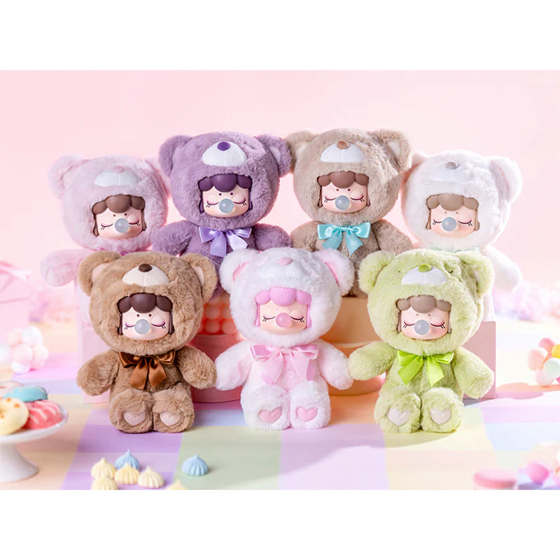Baby Nanci Colorful Chocolate Cutie Bear Series Plush Blind Box (Box of 6)