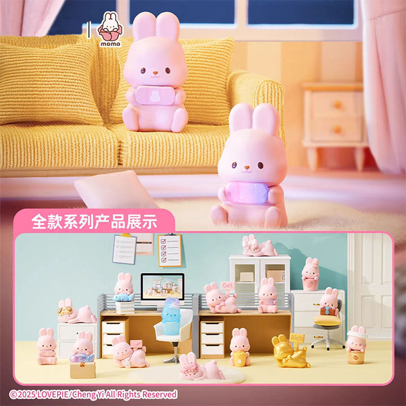 Momo Bunny 24hrs Work Life Diary Blind Box (Box of 4)
