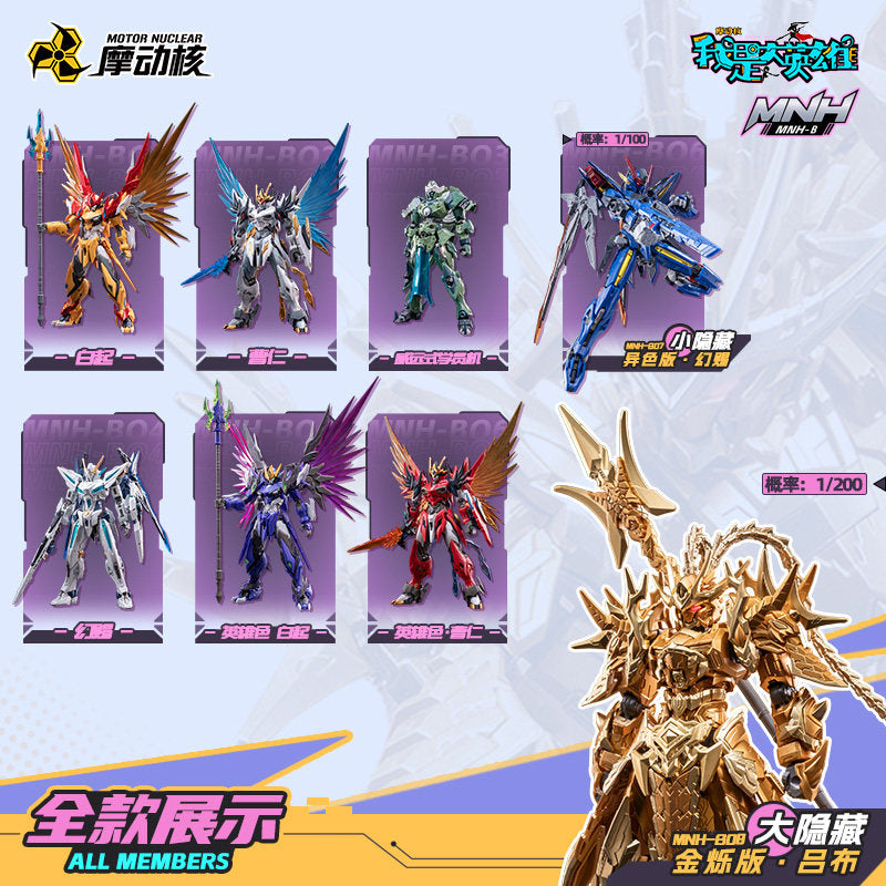 Motor Nuclear Worlds Vol.2-Q Version Assembly Blind Box (Box of 6)