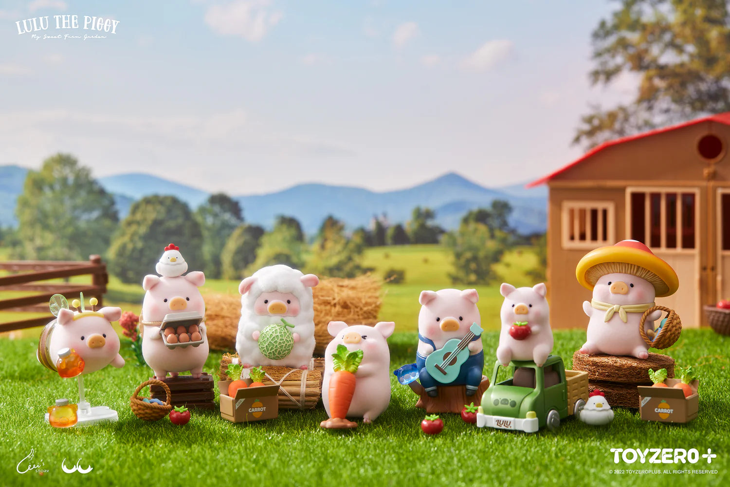 Lulu The Piggy My Sweet Farm Garden Series (Box of 6)