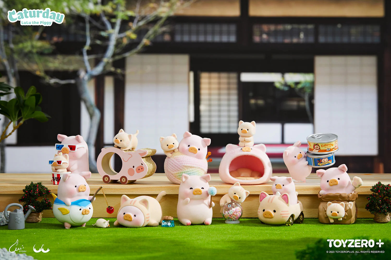 Lulu Pig Caturday Series (Box of 8)