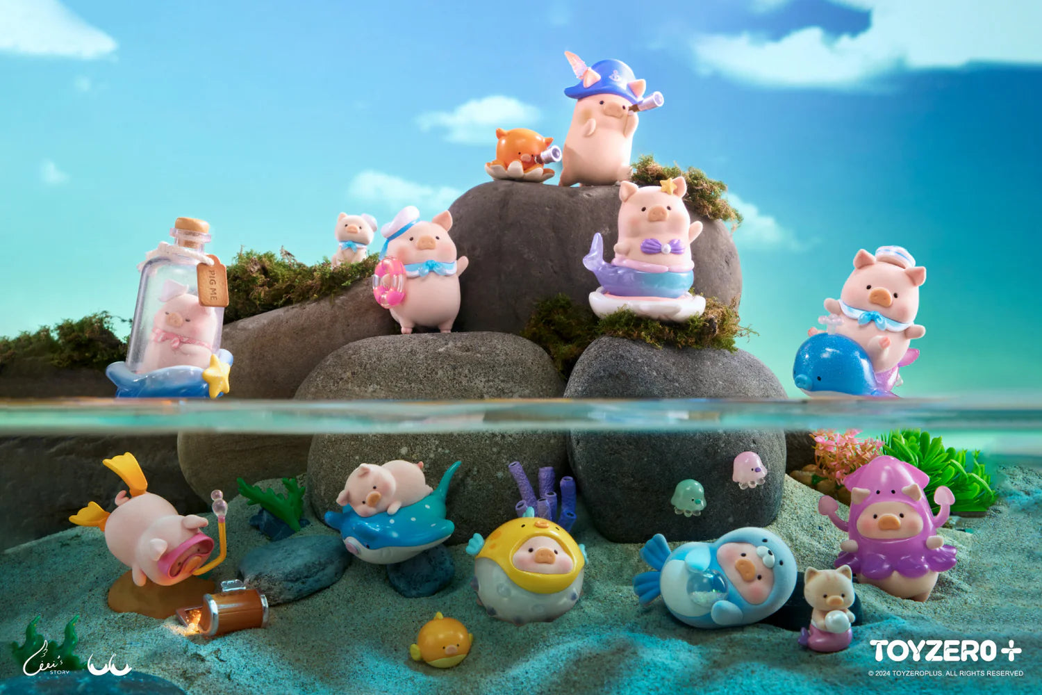 LuLu The Piggy Ocean Series Blind Box (Box of 8)
