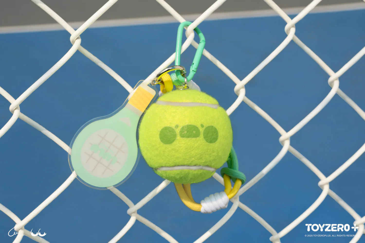Lulu The Piggy Tennis Series-Tennis Keychain