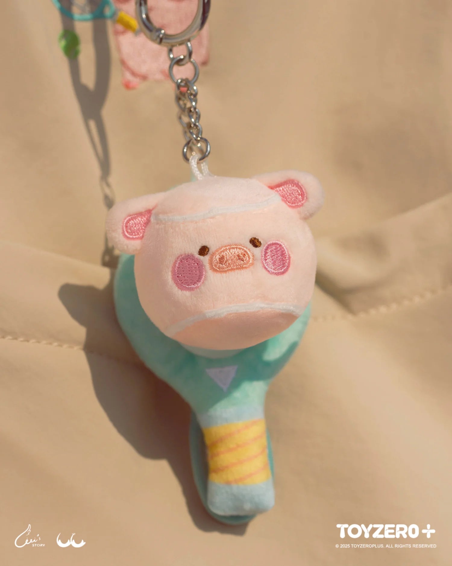 Lulu The Piggy Tennis Series-Plush Keychain (Combination Version)