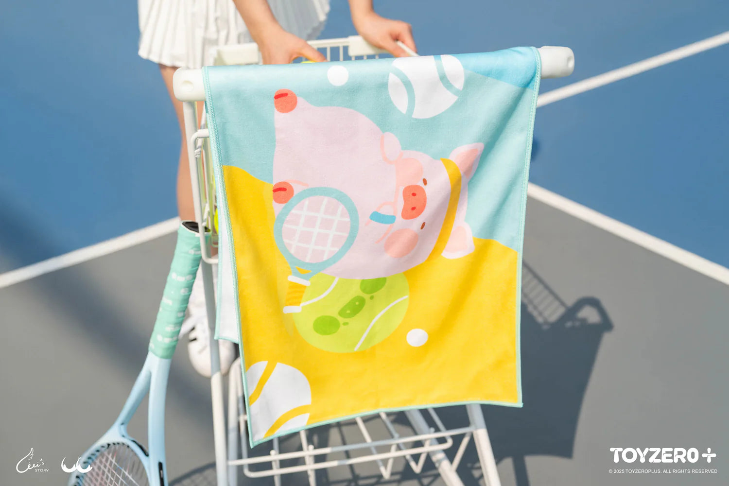 Lulu The Piggy Tennis Series-Sports Towel (Leisure Ver.)