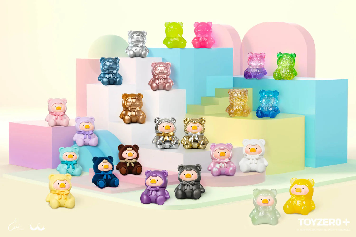 Lulu The Piggy Teddy Mini Bean Series Blind Box (Box of 20)