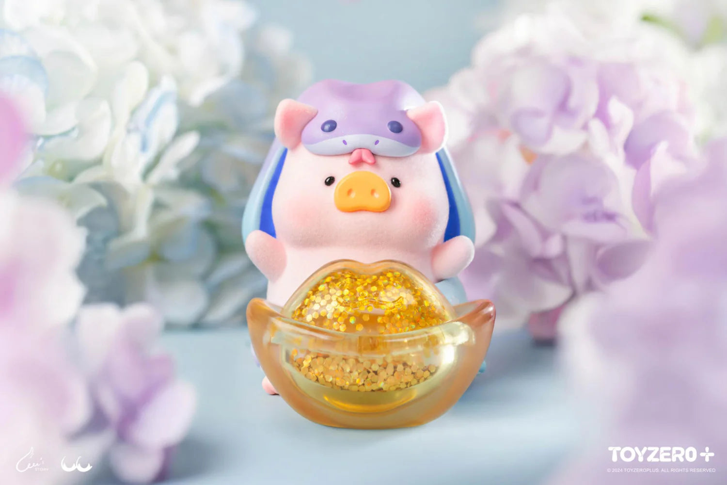 Lulu The Piggy-Year of Snake Hanging Card