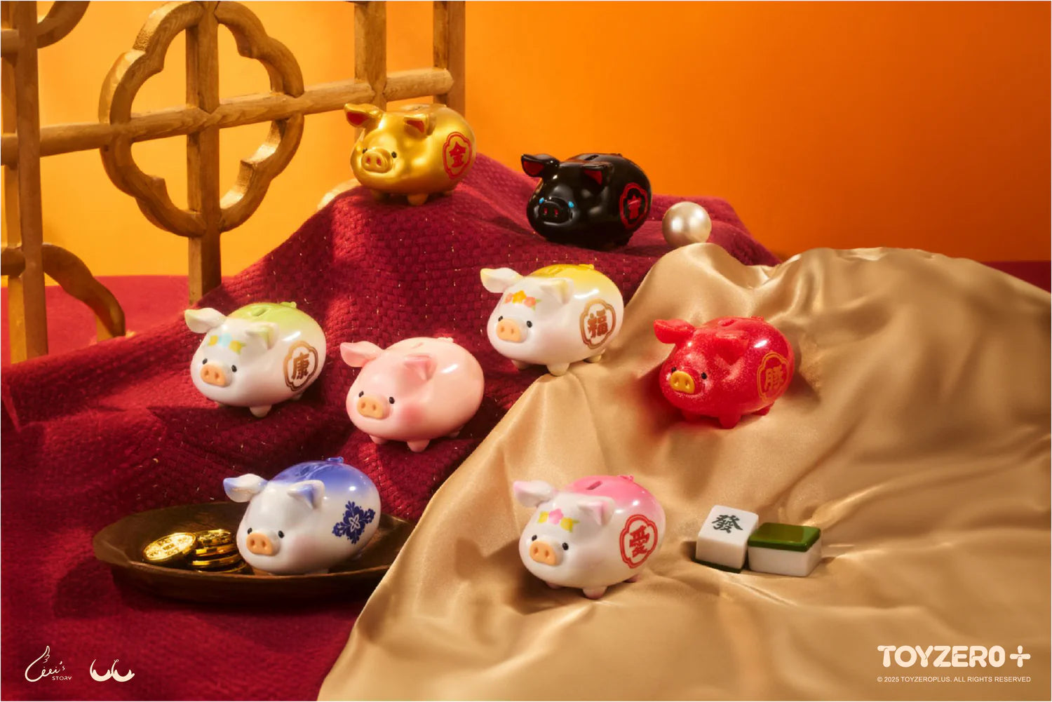 Lulu The Piggy-Lucky Fortune Piggy Blind Box (Box of 6)