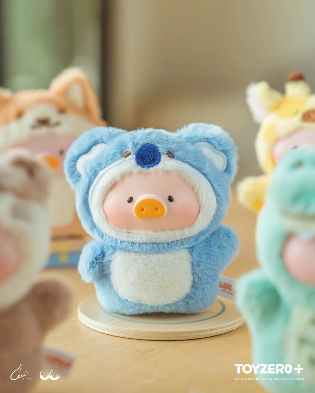 Lulu The Piggy-Animal Party Forest Theater Vinyl Finger Puppet Blind Box (Box of 6)