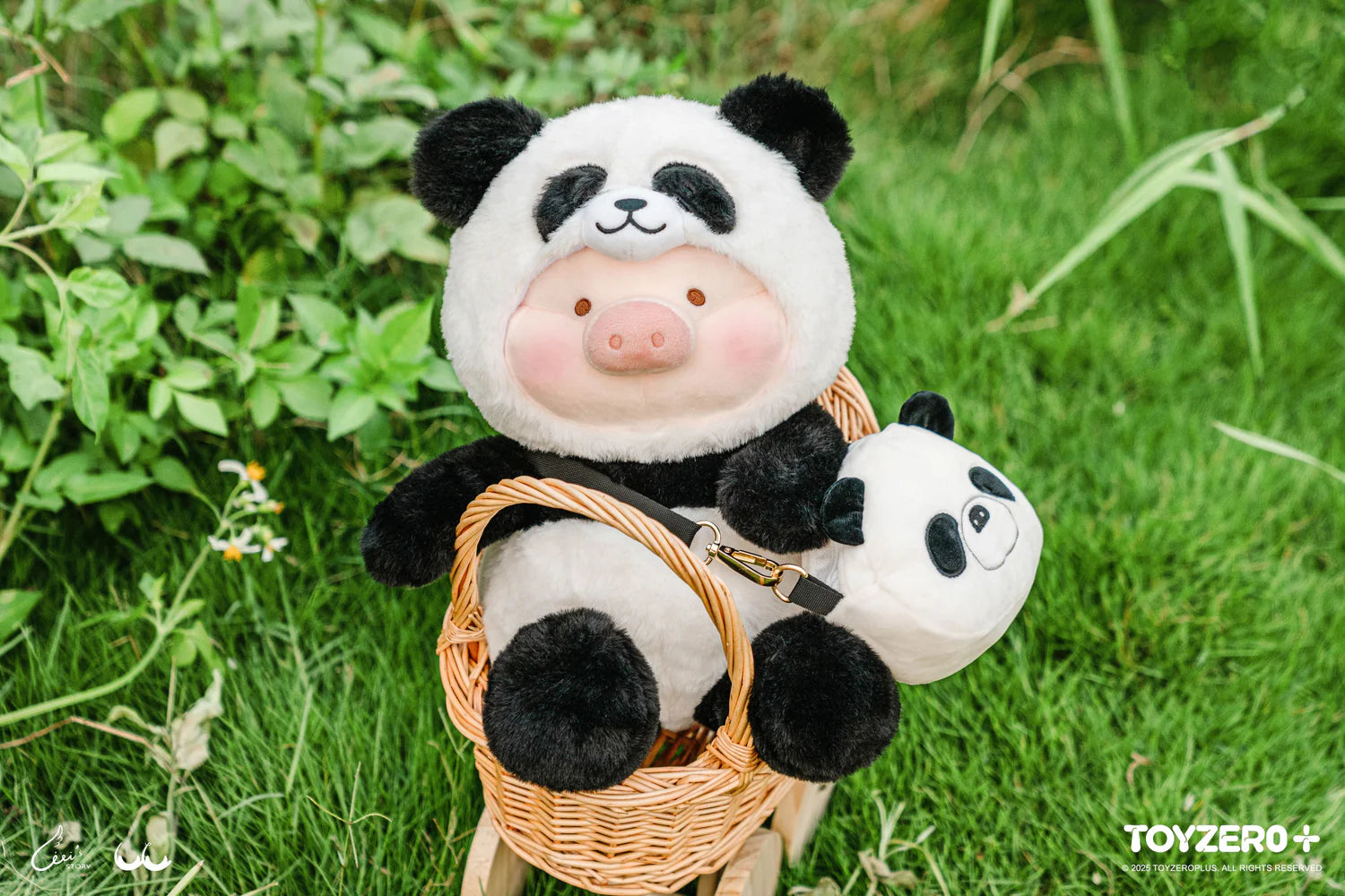 Lulu The Piggy Animal Party-Well-Behaved Panda Lu Plush