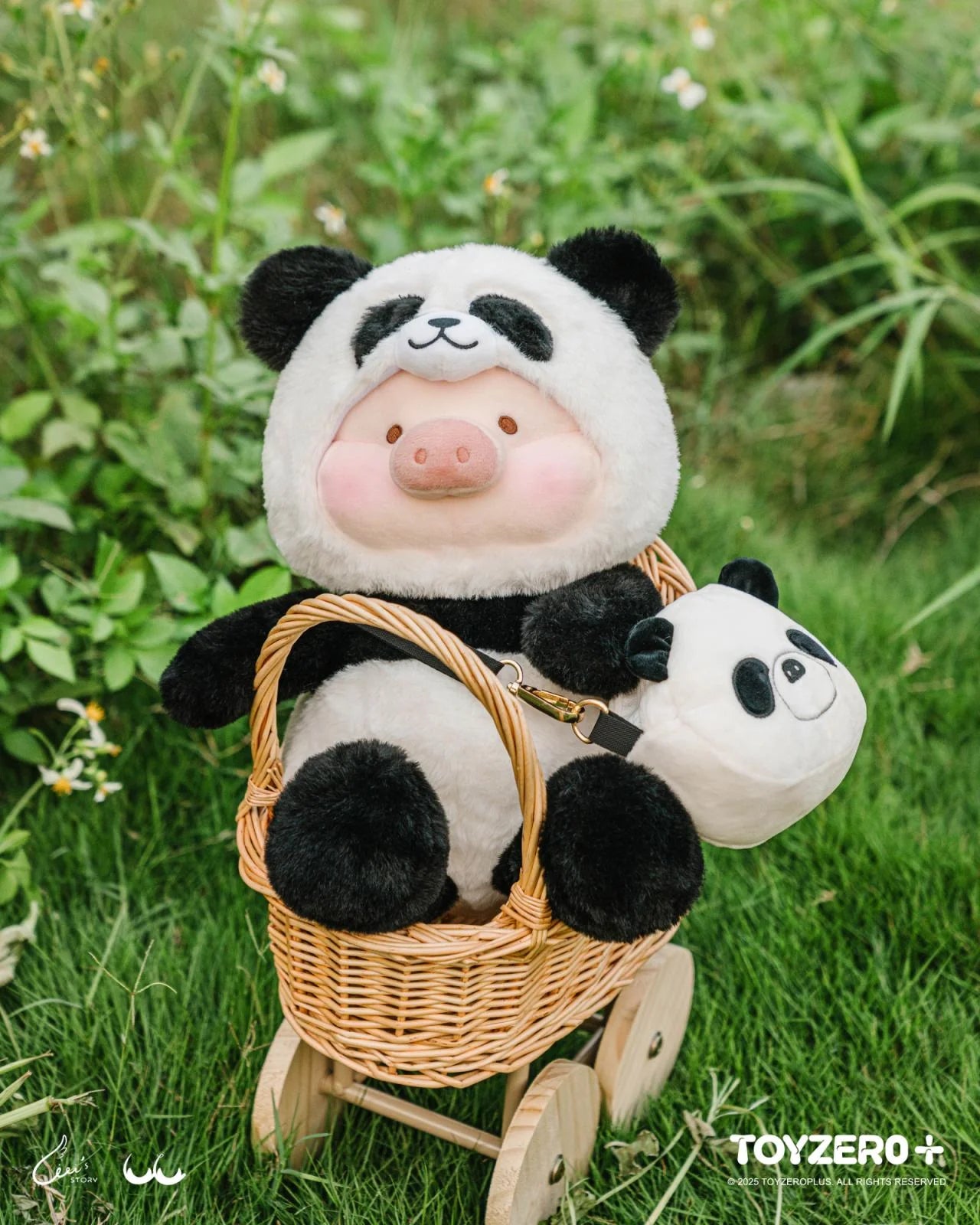 Lulu The Piggy Animal Party-Well-Behaved Panda Lu Plush