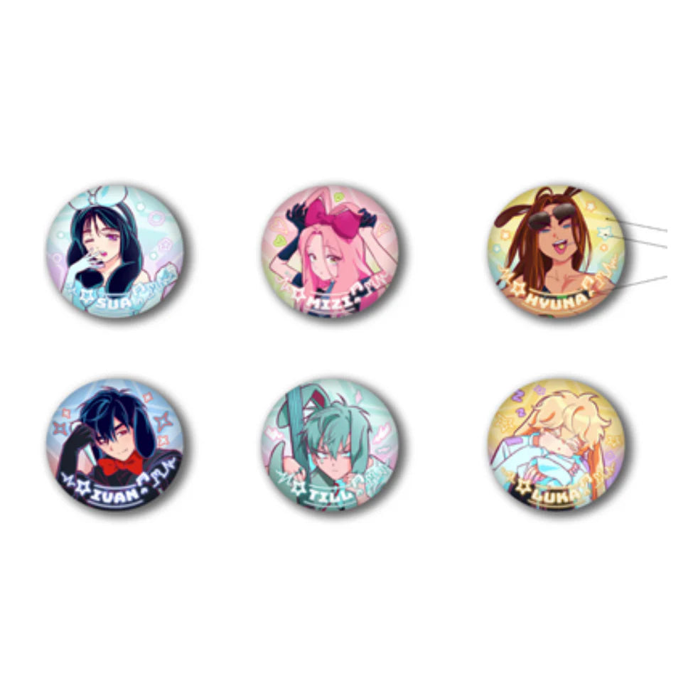 Alien Stage Rabbit Series Little Badge Blind Box (Box of 6)