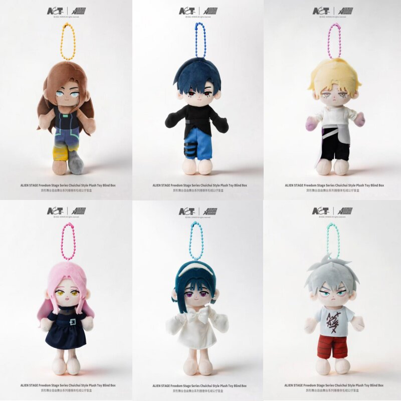 Alien Stage Freedom Stage Series Chuichui Style Plush Toy Blind Box (Box of 6)