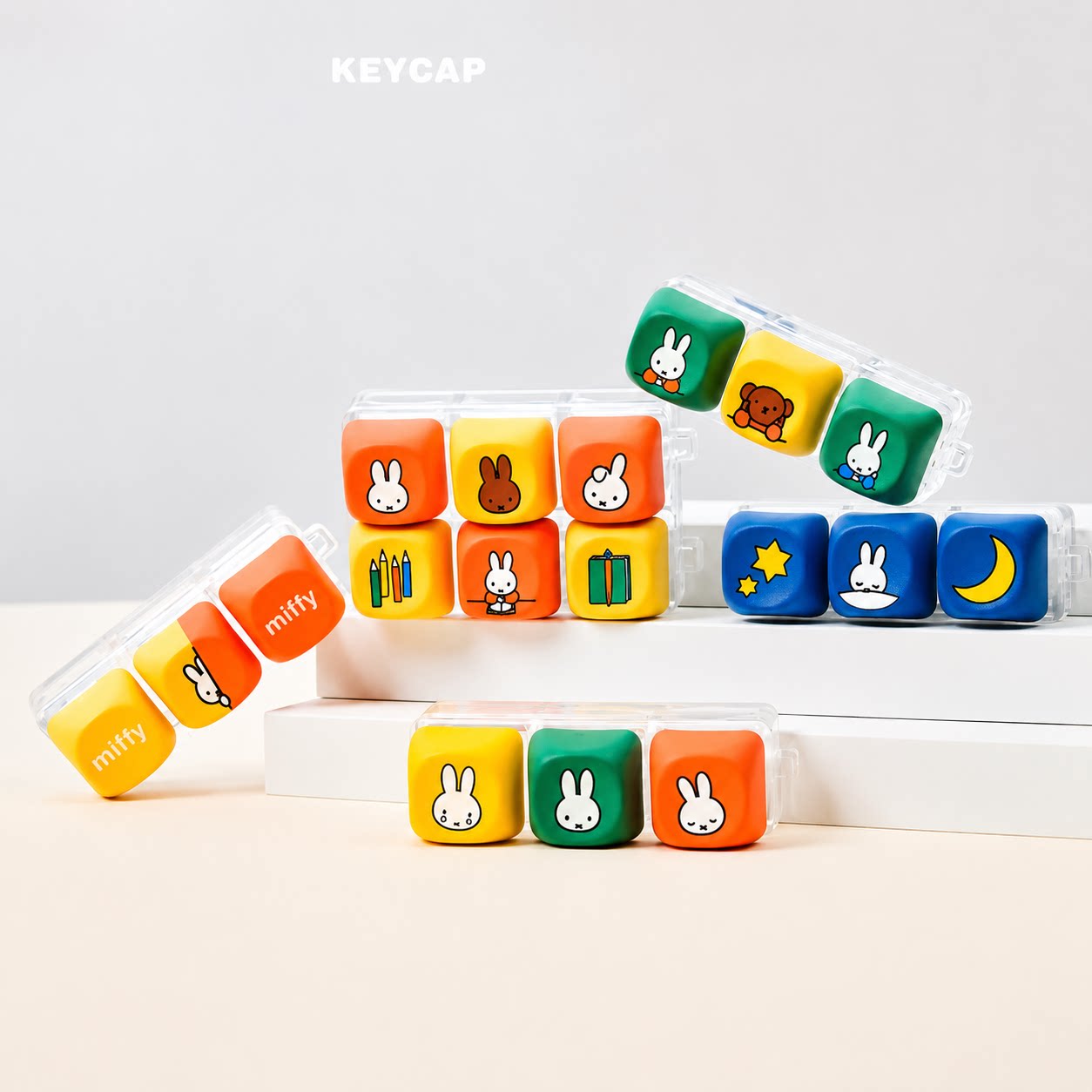Miffy Keycap Fidget Series Blind Box (Box of 6)