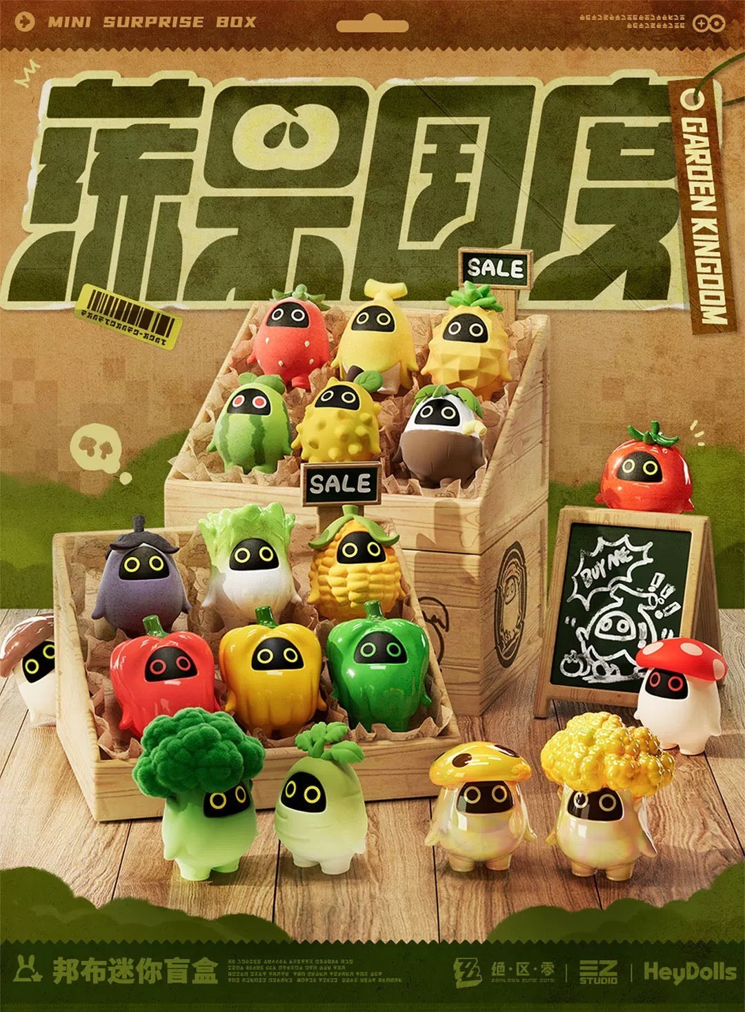 Zenless Zone Zero Bangboo Fruit and Vegetable Kingdom Mini Blind Bag (Box of 12)