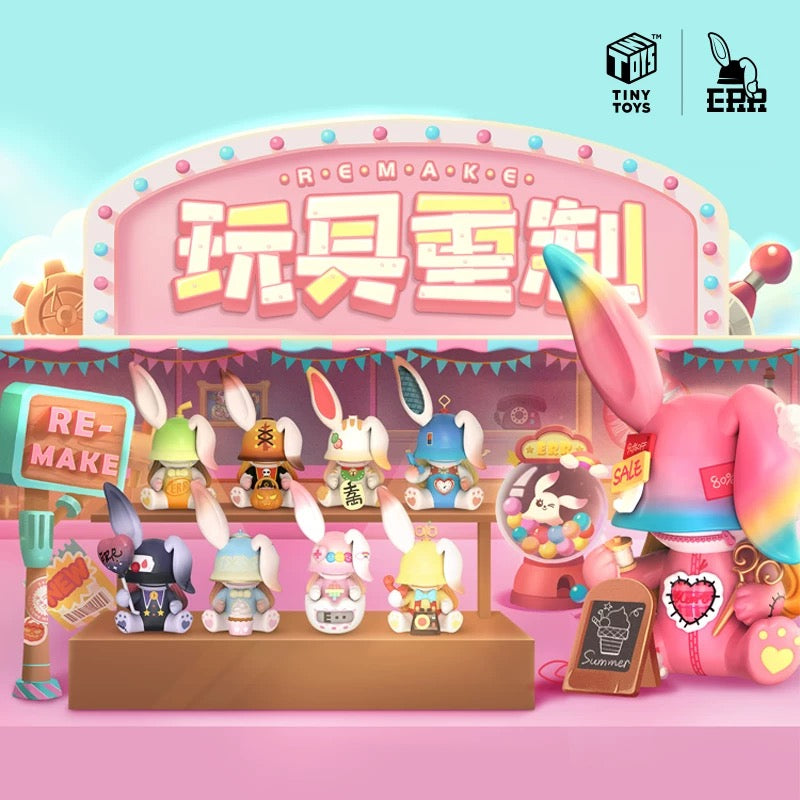 ERR Rabbit-Toys Remake Series Blind Box (Box of 8)