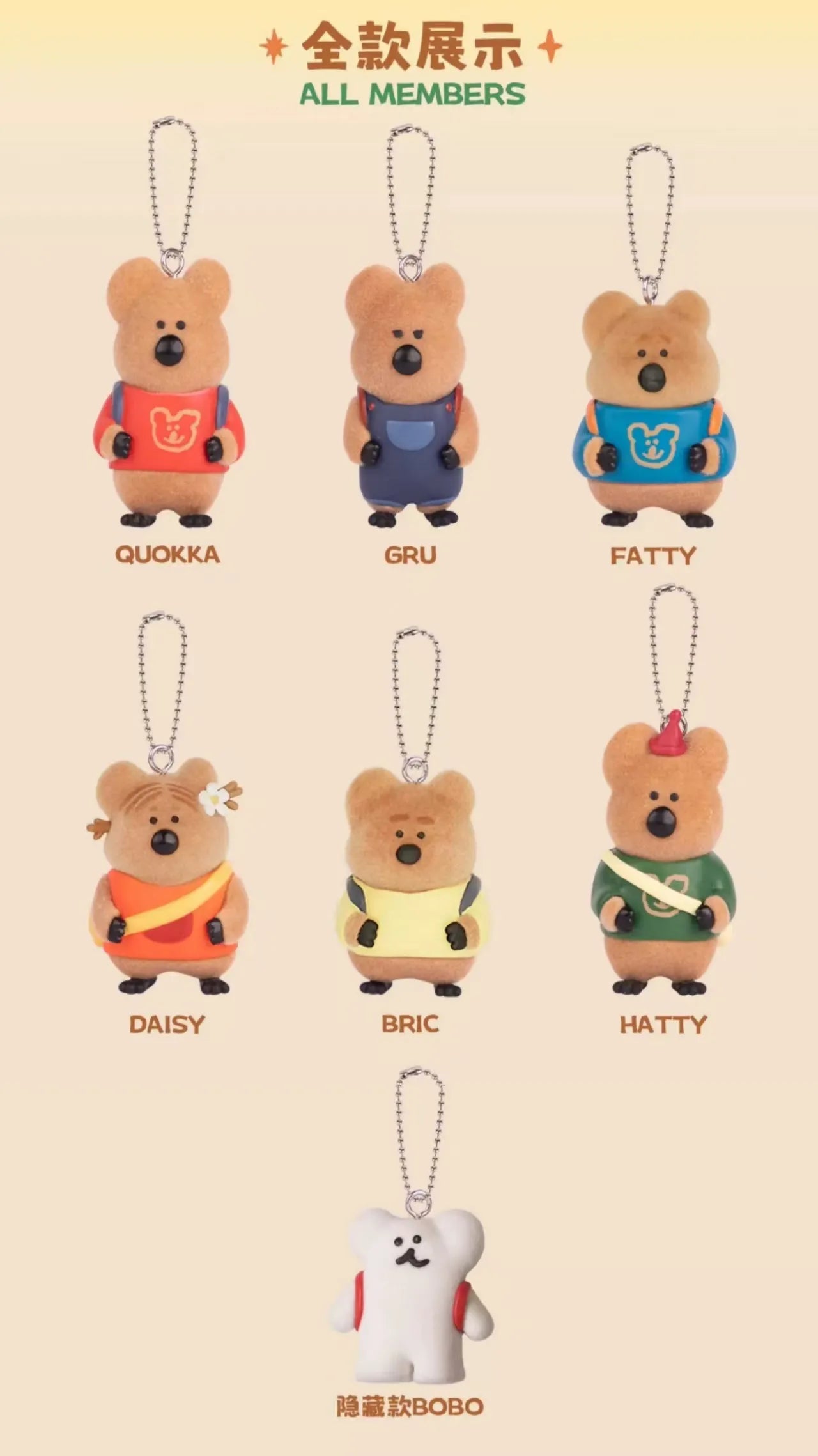 DINOTAENG QUOKKA in School Blind Box (Box of 6)