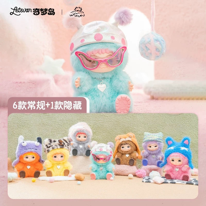 WAKUKU Fuzzy Trendy Fun Party Series Plush Blind Box (Box of 6)
