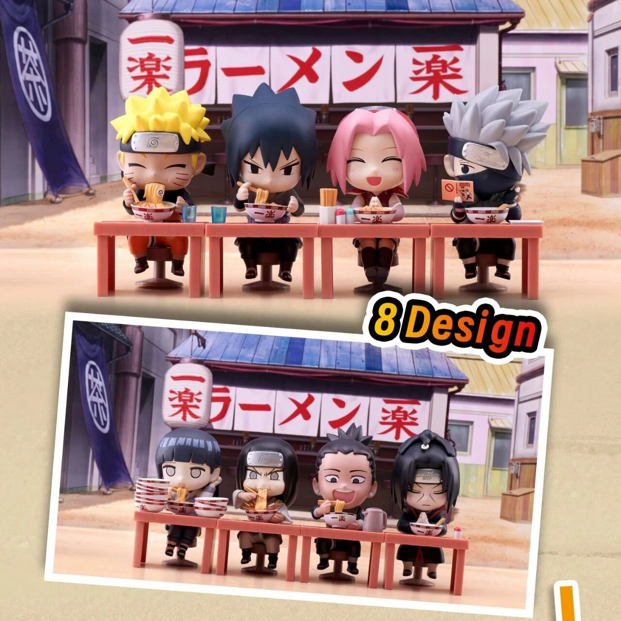 Naruto Shippuden Ramen Theme Blind Box (Box of 8)