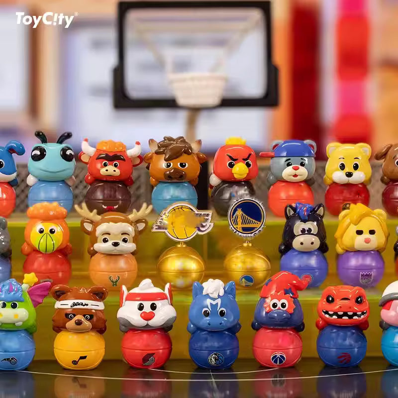 Nba Mascots Mini Squad Series Cutie Tile Blind Box (Box of 25)