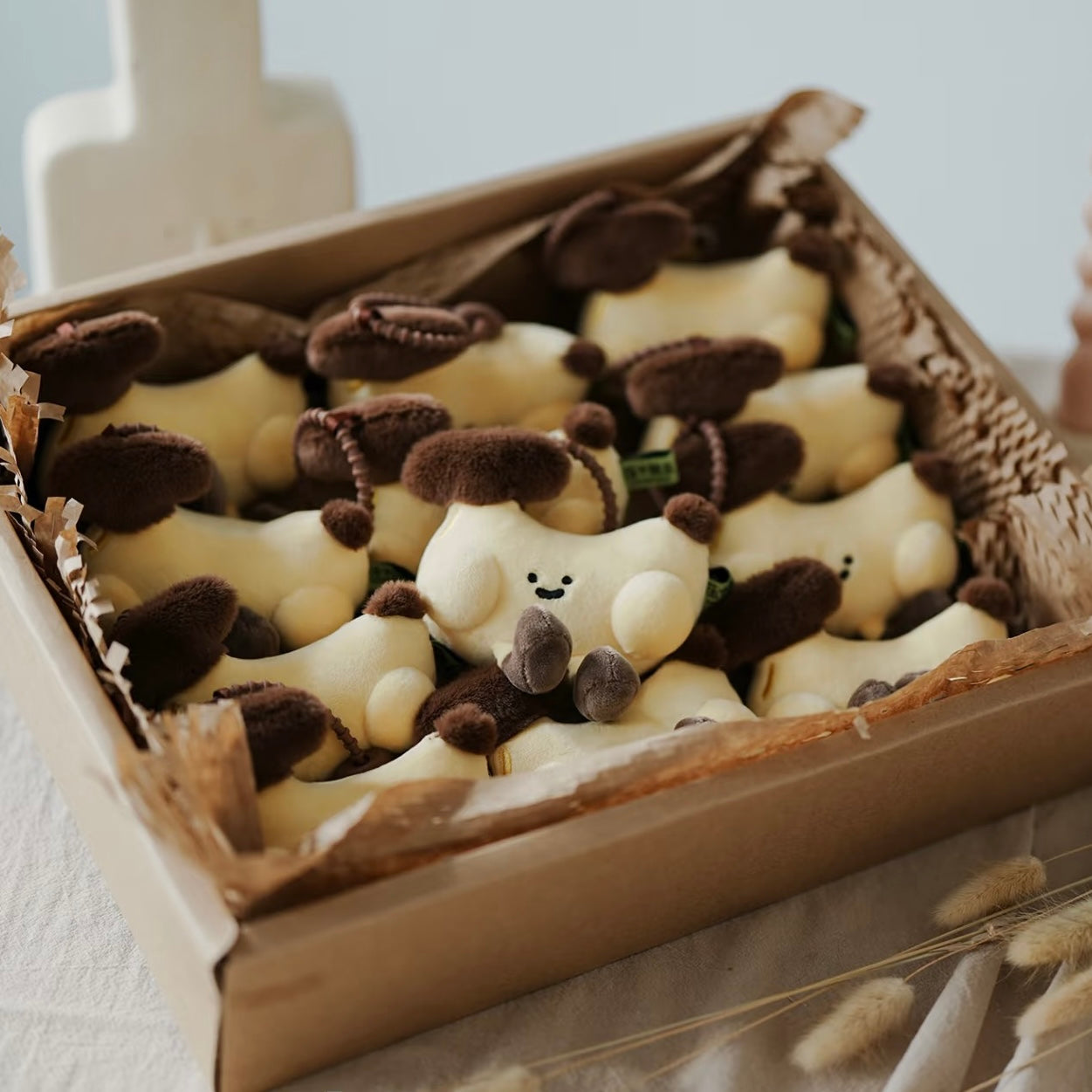 Lucky Orchard Series-Banana Shaped Plush Pendant