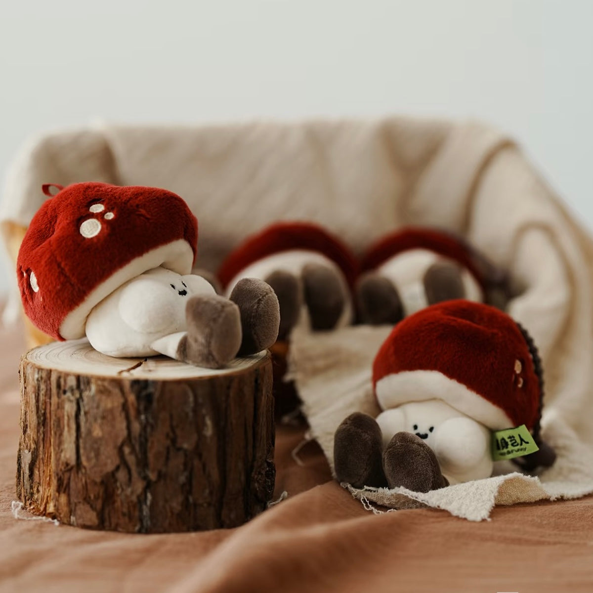 Bonanza Series-Mushroom Shaped Plush Pendant