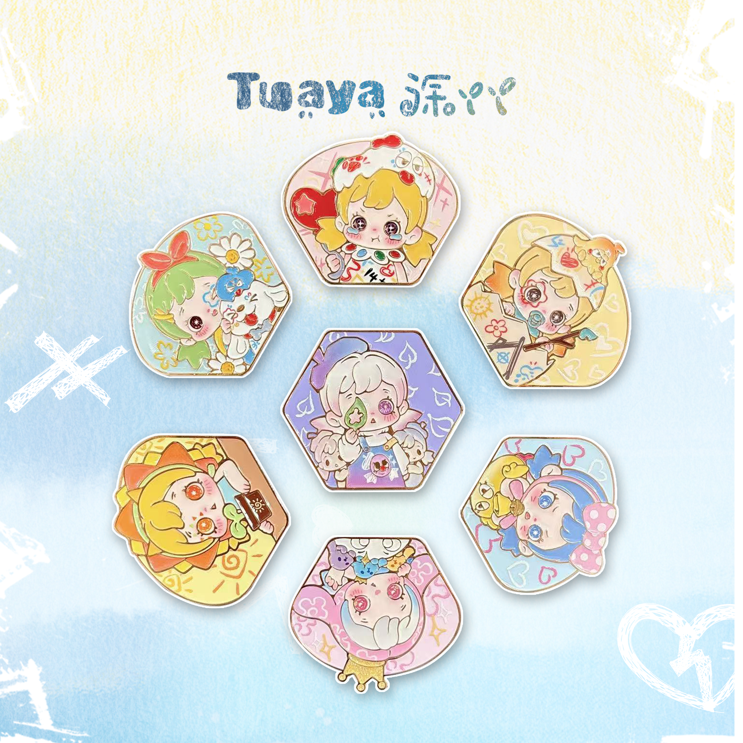 TUAYA's Fridge Magnet (Box of 7)