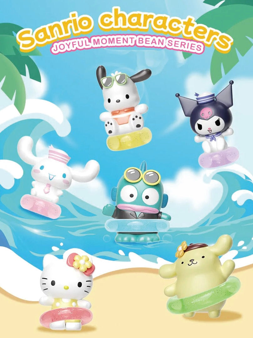 Sanrio Swimming Series Bean Blind Bag (Box of 18)