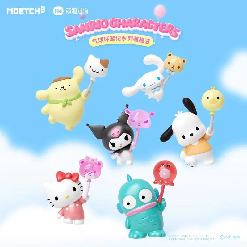 Sanrio Characters Balloon Adventure Series Moetch Bean (Box of 18)