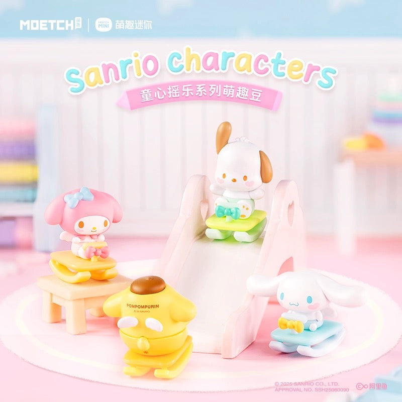 Sanrio Characters Childlike Swing Series Moetch Bean (Box of 18)