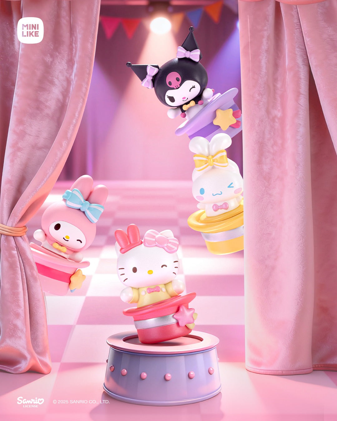 Sanrio Magic Hat Series Mini Bean Blind Bag (Box of 18)