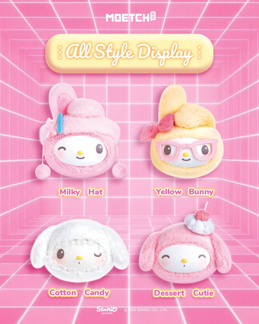 My Melody Adorable Bunny Series Vinyl Toy (Box of 8)