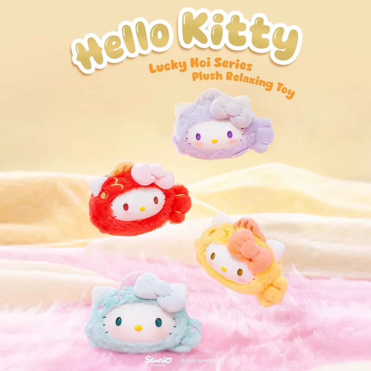 Hello Kitty Lucky Koi Series Vinyl Toy (Box of 8)