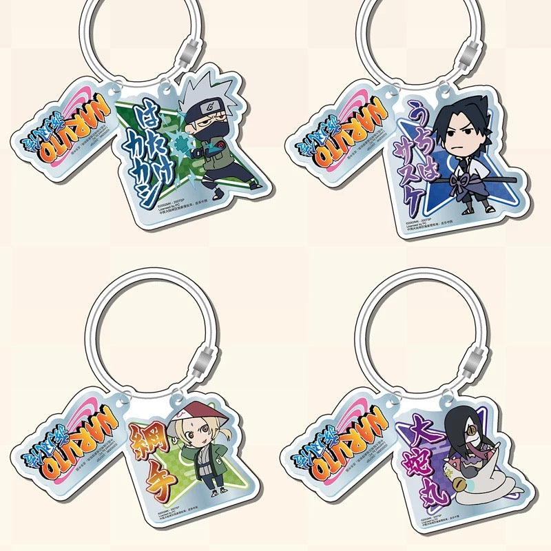 Naruto Chibi Acrylic Keychain Series Blind Bag (Box of 10)