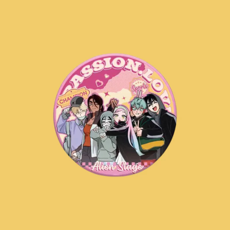 Alien Stage Partner Series-Instant Noodle Lid Clip Badge