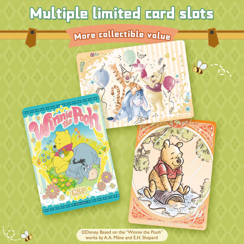Winnie The Pooh Spring Outing Series Collectible Cards (Box of 16)