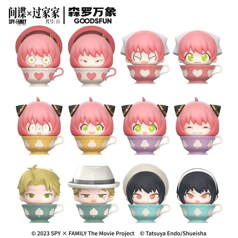 Spy x Family Tea Time Mini Bean Series Blind Bag (Box of 12)