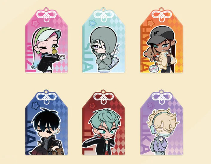 Alien Stage Love Series Amulet Keychain Blind Box (Box of 6)