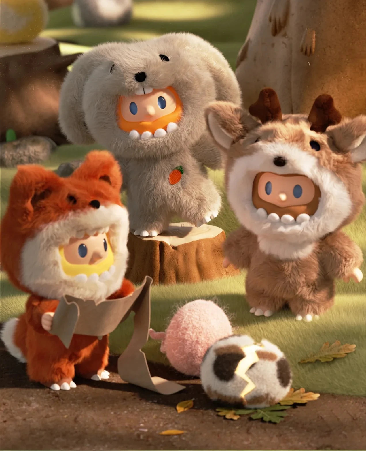 Farmer Bob Ani-Night Monster Series Plush Blind Box (Box of 9)