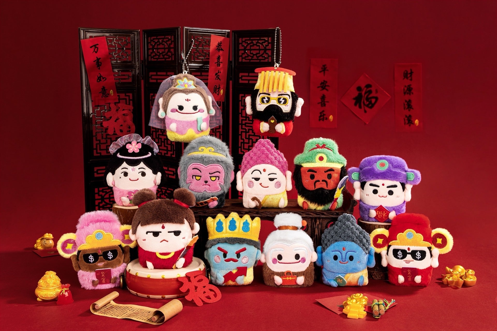 Heavenly Fortune Descends Upon This Person-Fairy Plush Refrigerator Magnet Blind Box (Box of 12)