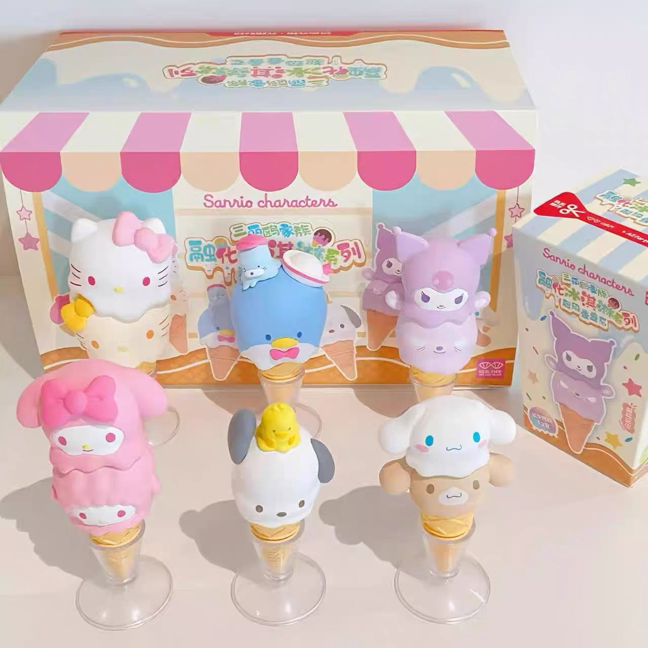 Sanrio Melty Ice Cream Series Blind Box (Box of 6)