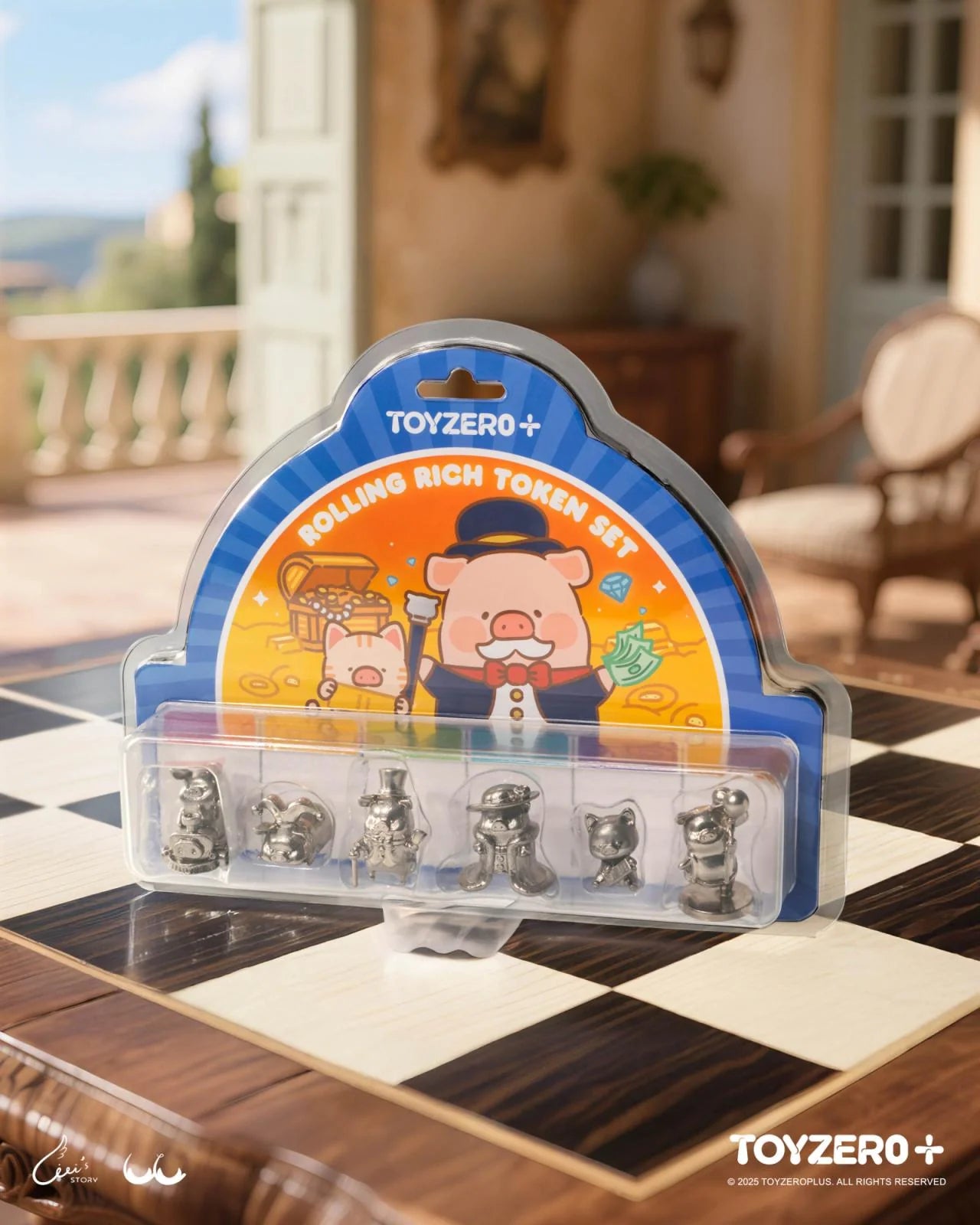Lulu The Piggy - Rolling Rich Token Set