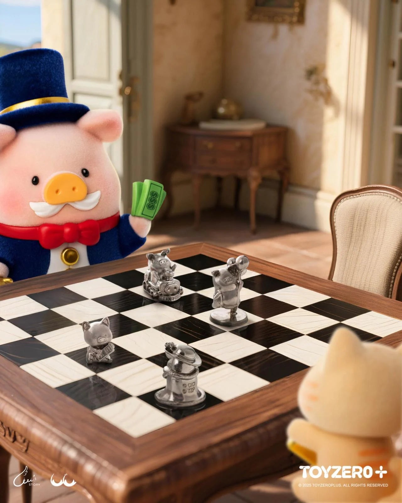 Lulu The Piggy - Rolling Rich Token Set